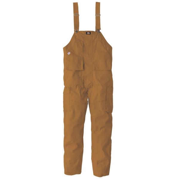 ディッキーズ Dickies ストレッチオックスオーバーオール キャメル L D-739