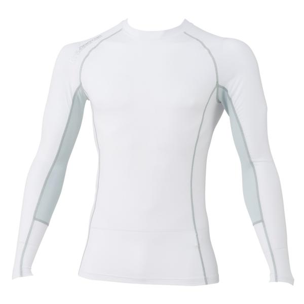 グラディエーター コンプレッションシャツ ハイブリッドパワーサポート Ｇ1108 ホワイト ＬＬ