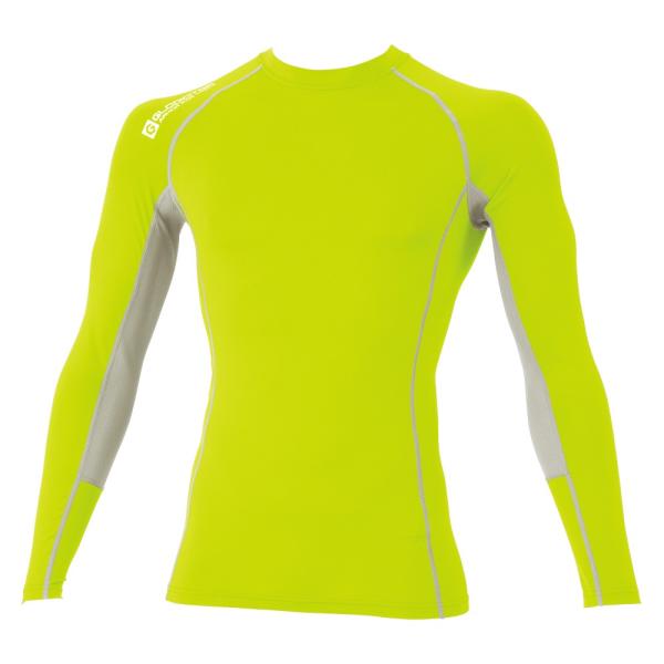 グラディエーター コンプレッションシャツ ハイブリッドパワーサポート Ｇ1108 イエロー Ｍ