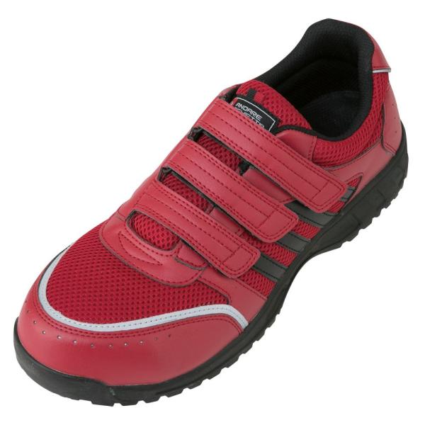 アンドレスケッティ セーフティスニーカー JSAA規格 高通気メッシュ 耐滑 耐油 衝撃吸収 反射テ...