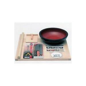 豊稔企販 普及型麺打セット そば打ちセット A-1200 麺打入門DVD付 6点セット