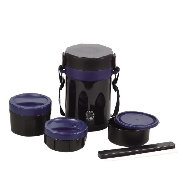 パール金属 オクタス ステンランチジャー1800 ネイビー HB-3775