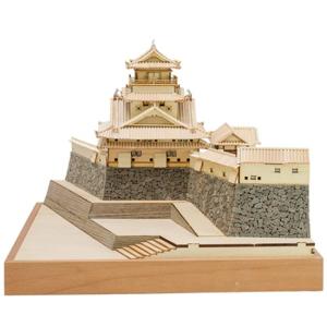 ウッディジョー 木製建築模型 1/150 備中松山城 : Arclands Online