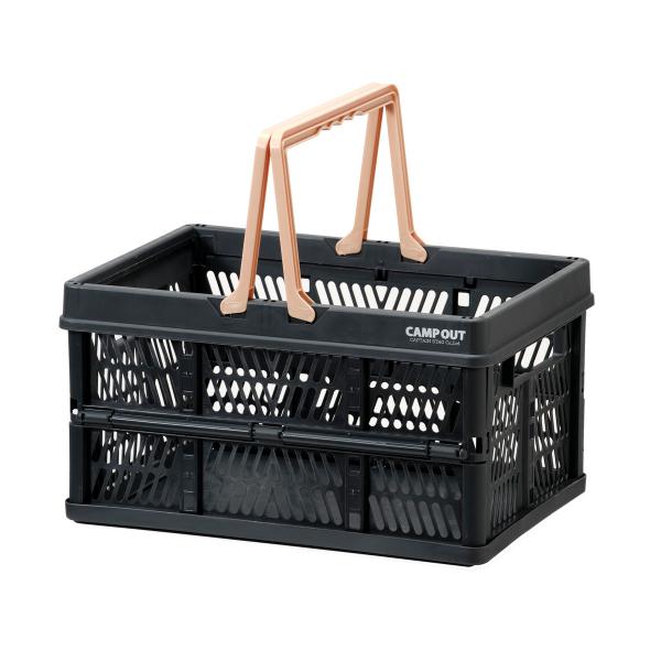 キャプテンスタッグ キャンプアウト FDハンディコンテナL ダークグレー UL-1079