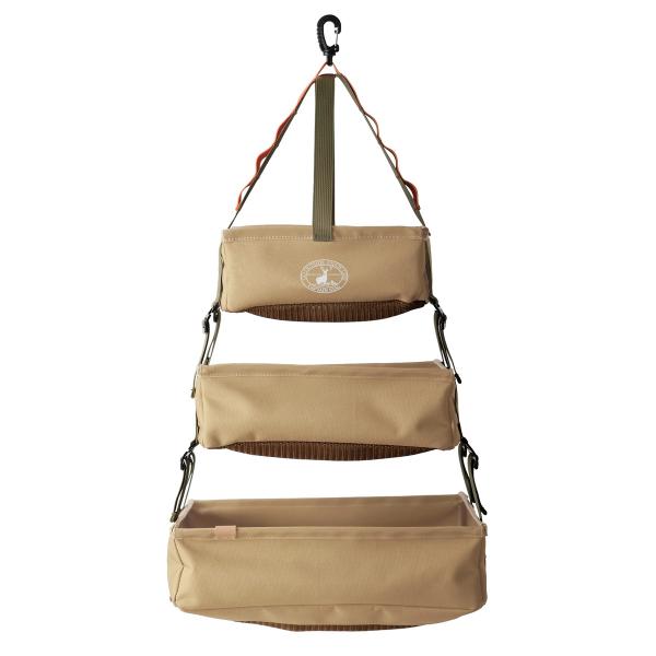 キャプテンスタッグ ビヨンドストレージ メッシュボックス3ピース カーキ UP-1074