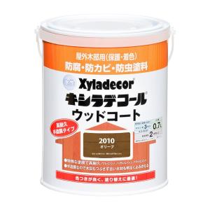 大阪ガスケミカル 水性キシラデコール ウッドコートS 0.7L オリーブ