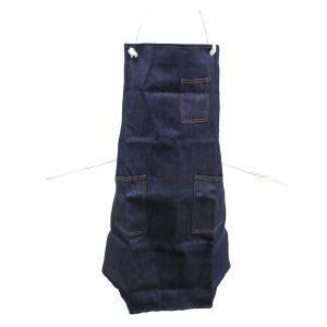 ｄａｙｓｙ 撥水デニムエプロン 白紐 NS-60 フリー ネイビー