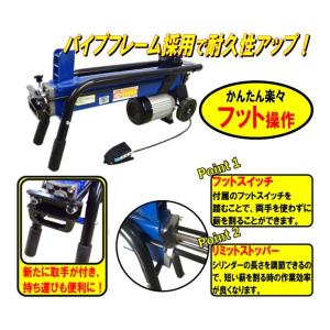 「法人限定」シンセイ 電動薪割機 フット式 パ...の詳細画像1