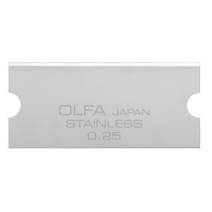 OLFA オルファ GスクレーパーSLｉM スリム 替刃ステンレス 6枚入 XBGSCR-SS｜lamd