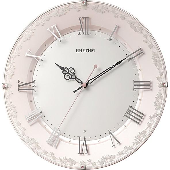 リズム時計 電波掛時計 アラカルト538 8MY538SR13