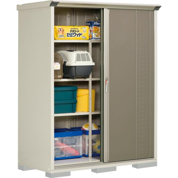 タクボ 小型物置 グランプレステージジャンプ GP-157AFCB カーボンブラウン 全面棚タイプ ...