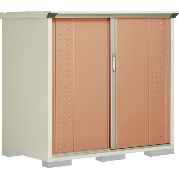 タクボ 小型物置 グランプレステージジャンプ GP-159CFTR トロピカルオレンジ 全面棚タイプ...