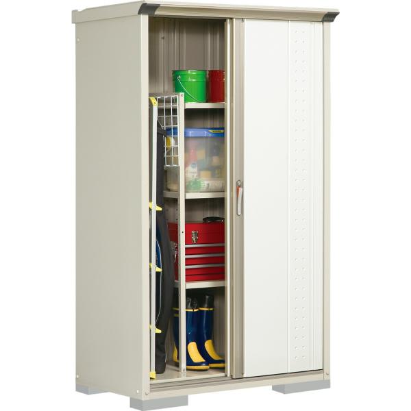 タクボ 小型物置 グランプレステージジャンプ GP-116ATSW シルクホワイト たて置きタイプ ...