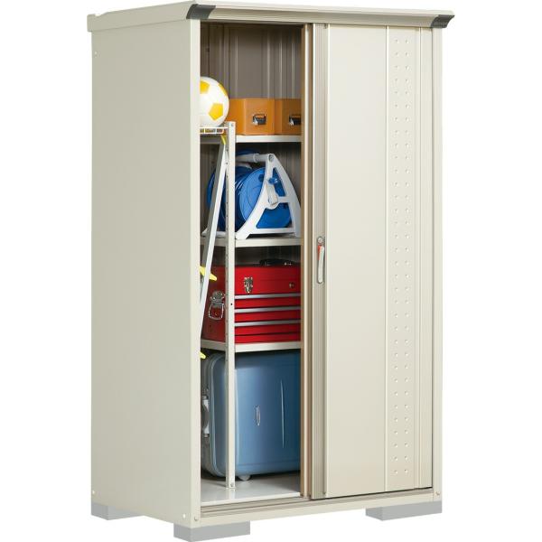 タクボ 小型物置 グランプレステージジャンプ GP-117ATMW ムーンホワイト たて置きタイプ ...