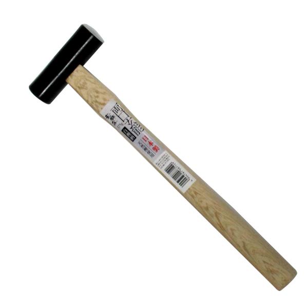 若獅子 両口玄能 天然白樫柄 頭重量375ｇ 112369 アークランズ