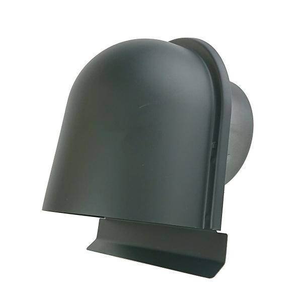 UK 宇佐美工業 ステンレス製 U型フード付ガラリ ブラック UGEN150S-BK