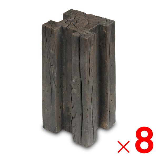 ネクスタイル 枕木風 支柱 スリーパーポール 120×130×H300mm ×8個 PL-30-8 ...