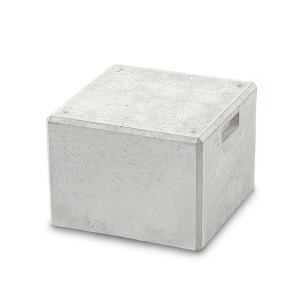 ネクスタイル コンクリート踏み台 333×300×H240mm N240 「メーカー直送・代引不可・...