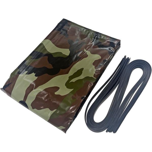 大自工業 メルテック トラックシート ターポリン 迷彩柄グリーン TKM-01