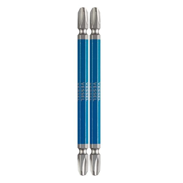 VESSEL ベッセル 両頭剛彩ビット+3X110mm 2本組 GS143110