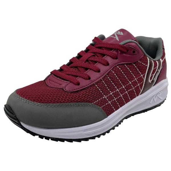 日進ゴム 作業靴 ハイパーV 先芯なしスニーカー エンジ 26.5cm 介護シューズ #005