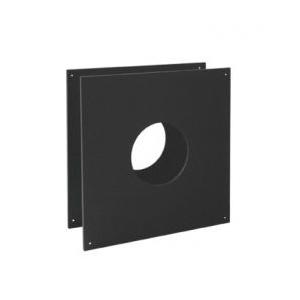 ホンマ製作所 ステンレス煙突 ハゼ折り二重 黒耐熱 直筒 L600 φ150mm