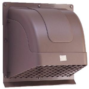 高須産業 20cm換気扇用ウェザーカバー 格子付 茶 ブラウン WK-20B