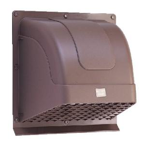 高須産業 25cm換気扇用ウェザーカバー 格子付 茶 ブラウン WK-25B