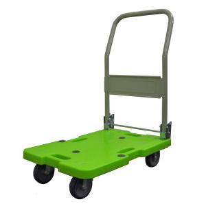 「法人限定」ナンシン 樹脂台車 グリーン LSK-211G[LSK211G] 「メーカー直送・・配送地域限定」