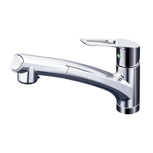 KVK キッチン シングルシャワー付混合栓 寒冷地用 PT215KGE