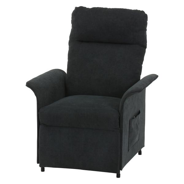 不二貿易 電動リクライナー SIMPLE 1P FB102 BK FB102 CS8 「メーカー直送...