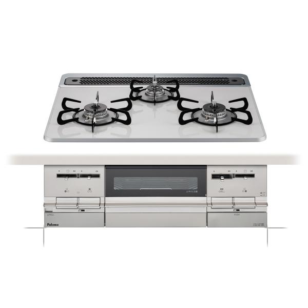 パロマ ビルトインガスコンロ ブリリオ 都市ガス用 ICD7W8V 13A