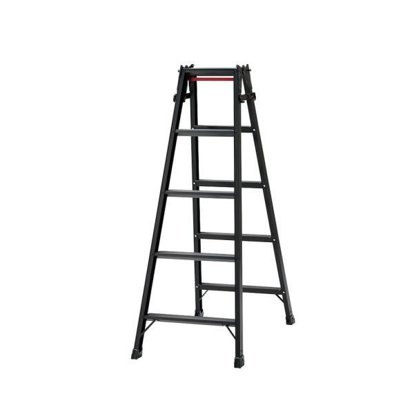 「法人限定」長谷川工業 はしご兼用脚立5尺 踏ざん幅広 ブラックレーベル RHB-15a 「メーカー...