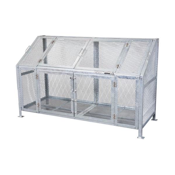 グリーンライフ メッシュごみ収集庫180 KDB-1800N 「メーカー直送・代引不可・置配不可」