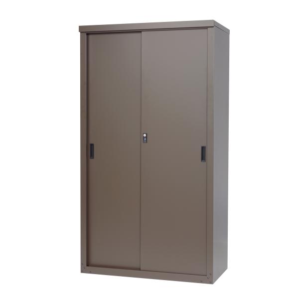 グリーンライフ 家庭用収納庫162 ブラウン 幅89×奥行47×高さ162cm HS-162AMBR...