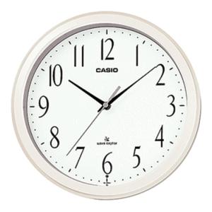 24/10/22停止_通信障害のため　カシオ CASIO  掛時計 IQ-1060J-7JF パールホワイト 壁掛け電波時計