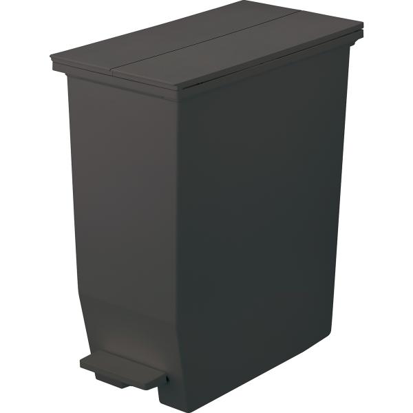 「在庫限り」リス H&amp;H 棚下で使えるペダルダストボックス 35L ダークグレー