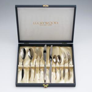 LUCKY WOOD（ラッキーウッド） カトラリーセット ナイフ フォーク