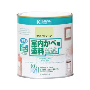 カンペハピオ 室内かべ用塗料 0.7L ソフトグリーンの商品画像