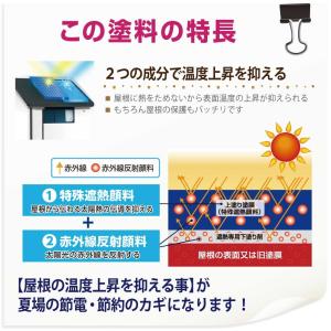 カンペハピオ 水性シリコン遮熱屋根用 14K ...の詳細画像5