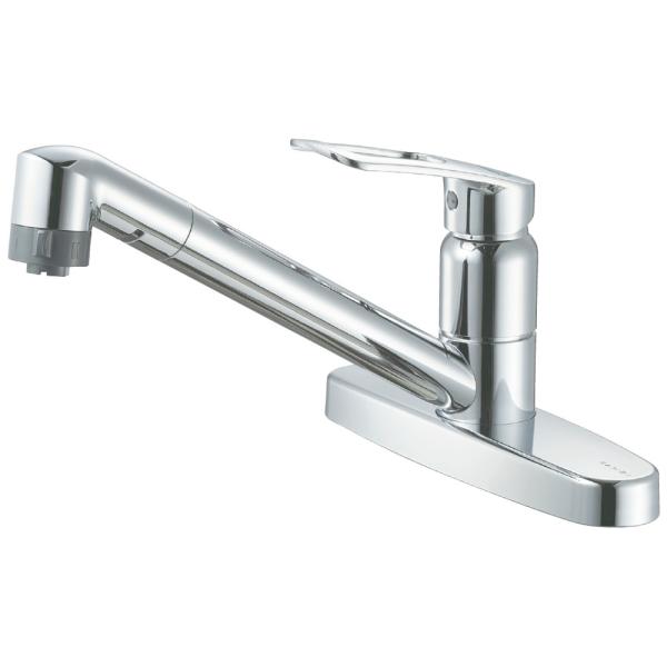 サンエイ SANEI シングル台付切替シャワー混合栓 寒冷地 K6711MEK-13