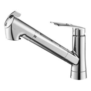 □SANEI シングル浄水器付ワンホールスプレー混合栓 （品番