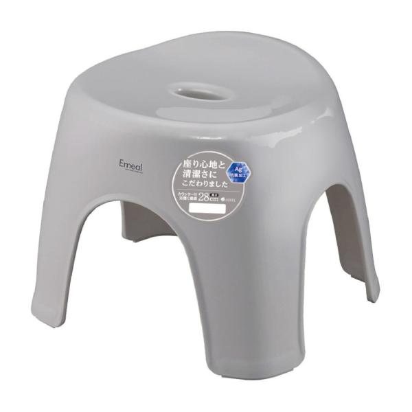 アスベル エミール風呂イス 28cm グレー