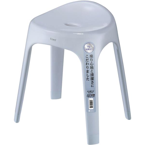 メーカー欠品中 次回4月下旬入荷予定です　アスベル 風呂イス Emeal エミール 高さ40cm ブ...