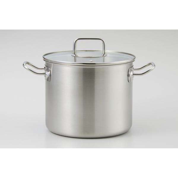 ベストコ エコーズ 軽くて見えるステンレス ストックポット 22ｃｍ ND-6345