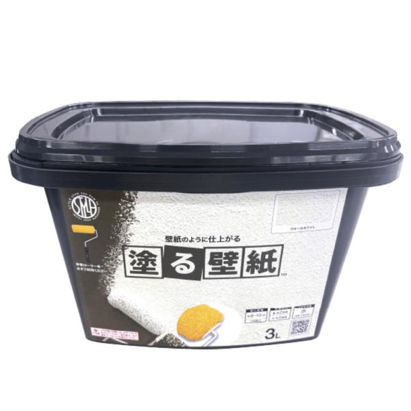 ニッペホームプロダクツ STYLE 塗る壁紙 3L ウォールホワイト