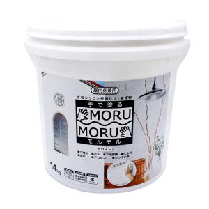 ニッペ MORUMORU モルモル 手で塗る しっくい風塗料 屋内外対応 14kg｜lamd