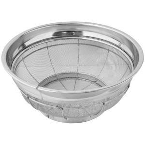 18−8ステンレス製 弁慶 米揚げザル・30cm 4〜4．5升 【深型ざる