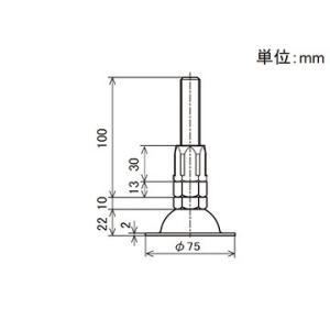 矢崎化工 イレクター アジャスターボルト Aセ...の詳細画像1