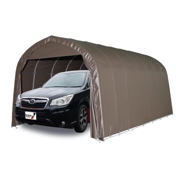 南栄工業 パイプ車庫 埋め込み式 大型BOX用 3256USB 「4梱包」 「大型便・時間指定不可」